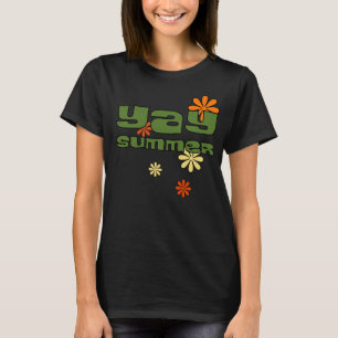 Retro Yay Summer T - Shirt