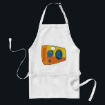 Retro Yellow Point and Shoot Film Camera Schürze<br><div class="desc">Protect your clothes while showcasing your creative flair in this retro yellow point and shoot camera apron. Featuring a large and bright cartoon graphic of a vintage film camera, this apron is perfect for photographers working in the darkroom, artists in the studio, or hobbyists who enjoy baking and cooking with...</div>
