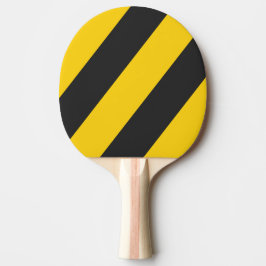 Retro Yellowjacken Drei fette Streifen Tischtennis Schläger