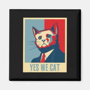 Retro Yes We Cat Funny Cat Lover Pet Besitzer Magnet