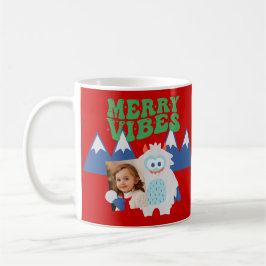 Retro Yeti Whimsical Kids Weihnachten Kaffeetasse