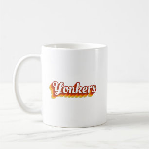 Retro Yonkers New York café Mug