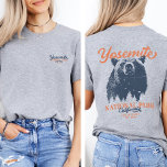 Retro Yosemite National Park California Black Bear T-Shirt<br><div class="desc">Ready to embark on your next outdoor adventure? This Yosemite National Park t-shirt is a perfect choice. With a bold black bear and scenic forest landscape, this shirt will inspire you to explore and embrace nature. Unleash your inner explorer and don't miss out on this chance to bring the wilderness...</div>