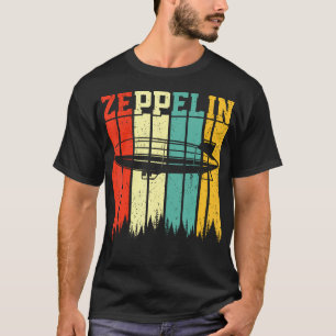 Retro Zeppelin 70er 80er Dirigible Luftschiff Zepe T-Shirt