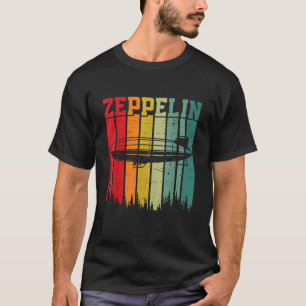 Retro Zeppelin 70er 80er Dirigible Luftschiff Zepe T-Shirt