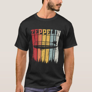 Retro Zeppelin 70er 80er Dirigible Luftschiff Zepe T-Shirt