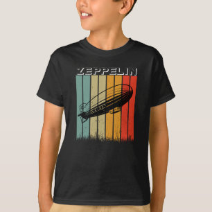 Retro Zeppelin Dirigible Luftschiff Zepelin Zeppli T-Shirt