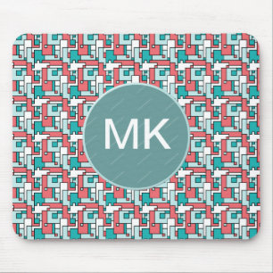 Retro Ziegelstein-Muster Mousepad
