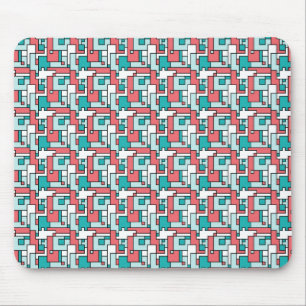 Retro Ziegelstein-Muster Mousepad