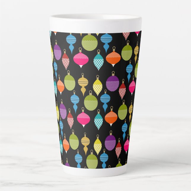 Retro-Zierball Milchtasse (Vorderseite)