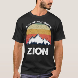 Retro Zion Nationalpark T-Shirt