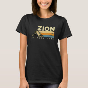 Retro Zion Nationalpark US Vintage Utah Abenteuer T-Shirt