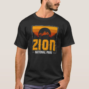 Retro Zion Nationalpark USA Vintages Utah Abenteue T-Shirt