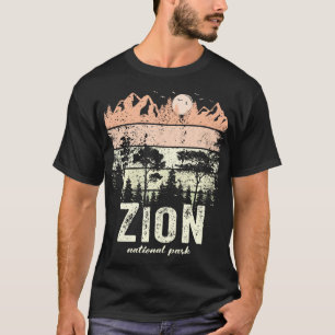 Retro Zion Nationalpark Zion Naturpark Us Vinta T-Shirt