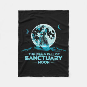 Retro-Zitat Der Aufstieg und Fall von Sanctuary Mo Fleecedecke