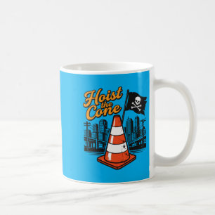 Retro-Zitat Kegel hissen Lustig vintage gewaschen Kaffeetasse