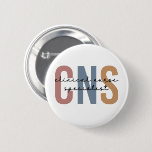 Retro ZNS Klinischer Krankenpfleger Spezialist Button