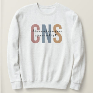 Retro ZNS Klinischer Krankenpfleger Spezialist Sweatshirt