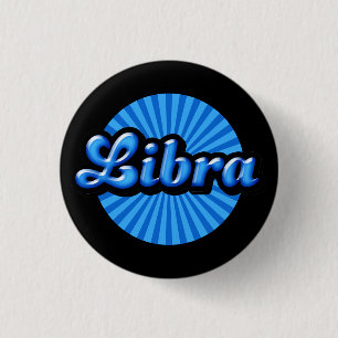 Retro-Zodiac-Waage-Anstecknadel Button