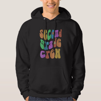 Retro-Zweite-Klasse-Crew Hallo 2. Klasse Pink Hoodie