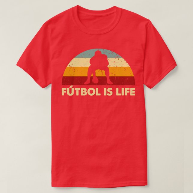 Retroamerikaner ist Leben T-Shirt (Design vorne)