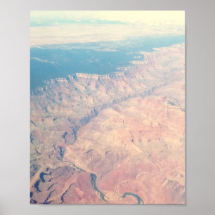 Retroantenschlucht arizona Foto Vintag Poster