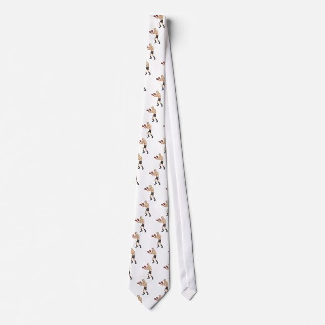 Retroboxer Krawatte (Vorderseite)