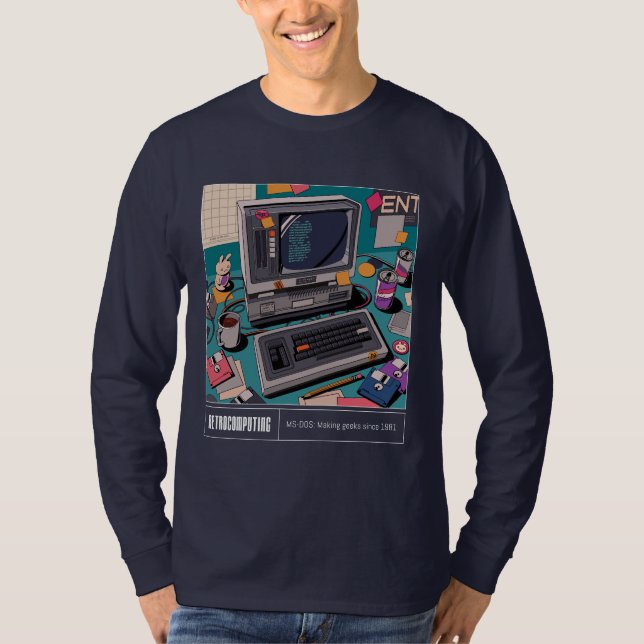 Retrocomputing T-Shirt (Vorderseite)