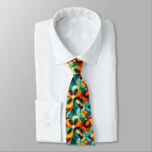 Retrodelic Art Necktie Krawatte
