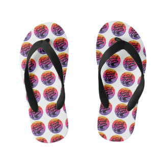 Retrodesign der Sunset Curve Kinderbadesandalen