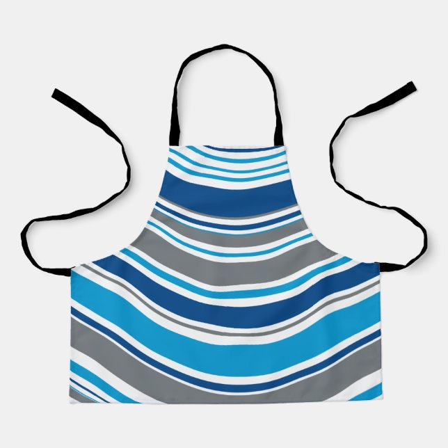 Retrofarben Waves  Schürze (Vorderseite)