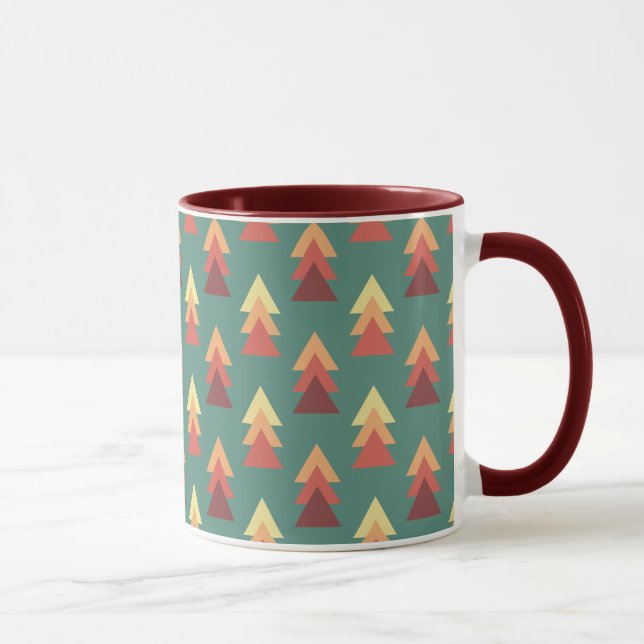 Retrofarbendreiecke Tasse (Rechts)