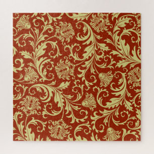 Retrofloralen: Vintager Musterhintergrund.