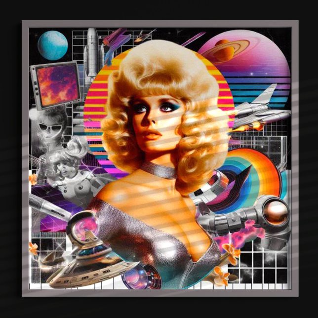 Retrofuturismus, Sci-Fi-Frau Poster (Von Creator hochgeladen)