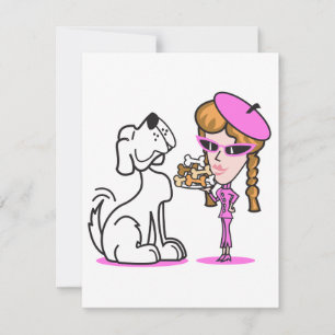 Retrogirl und Haustier