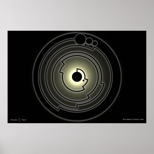 Retrograding Ptolemaic Order Poster (Vorne)