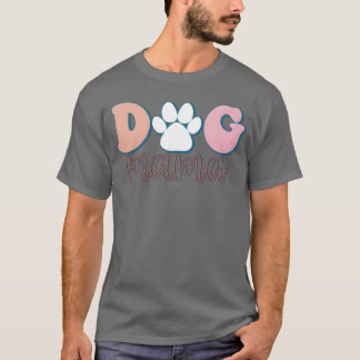 Retrohundmädchen lustig T-Shirt