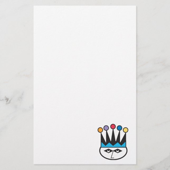 Retrojesterdesign für Joker Briefpapier (Vorderseite)