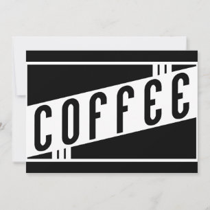 Retrokaffee Einladung