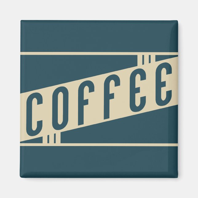 Retrokaffee Magnet (Vorne)