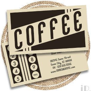 Retrokaffeektionentreue Treuekarte