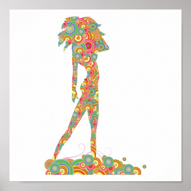 Retrokreise chic poster (Vorne)