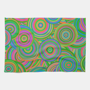 Retrokreise Geschirrtuch