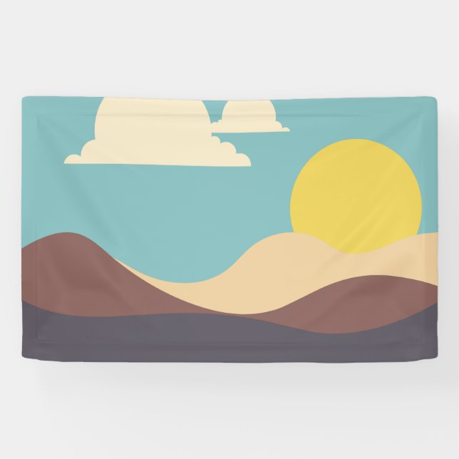 Retrolandschaft Banner (Horizontal)
