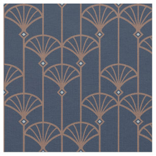 Retromuster im Art Deko Stil. Stoff