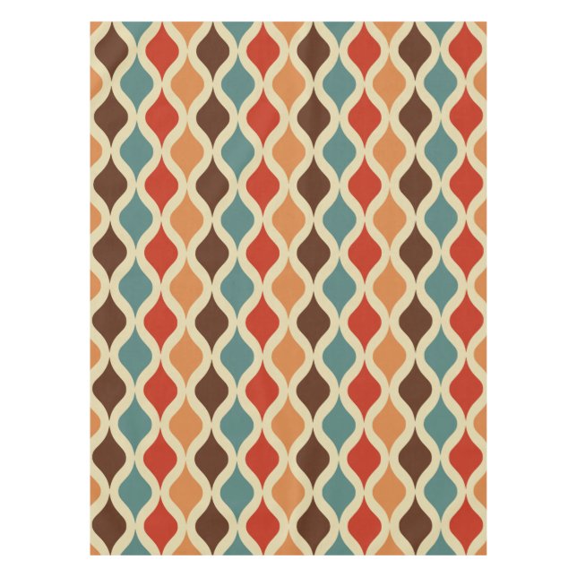 Retromuster Tischdecke (Vorderseite)