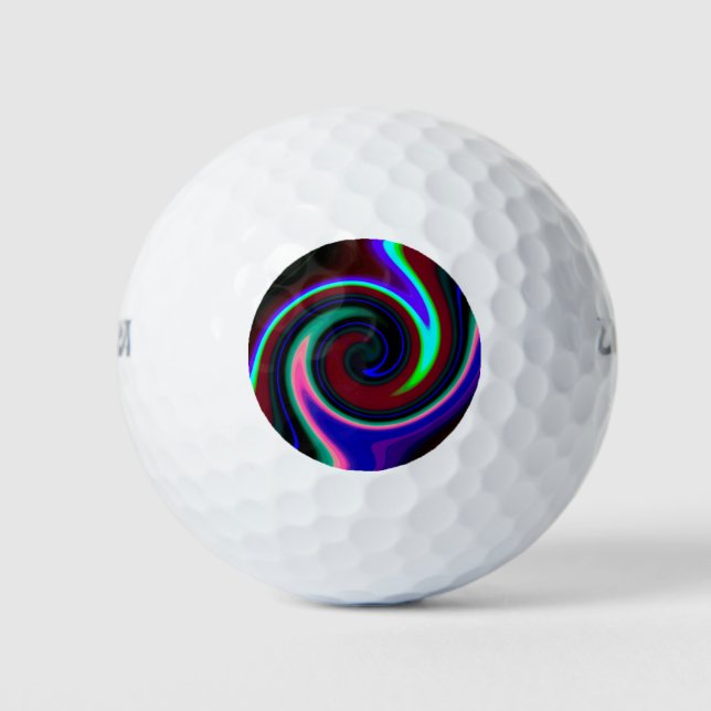 Retroneon drehen golfball (Vorderseite)