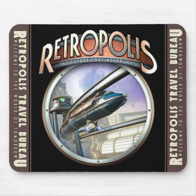 Retropolis Monorail-Mauspad Mousepad (Vorne)