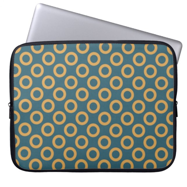 Retropunkte Laptopschutzhülle (Vorderseite)