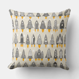 Retroraketen mono kissen